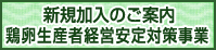 鶏卵生産者経営安定対策事業新規加入のご案内